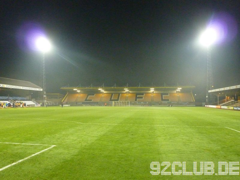 Abbey Stadium - Cambridge United, South Stand