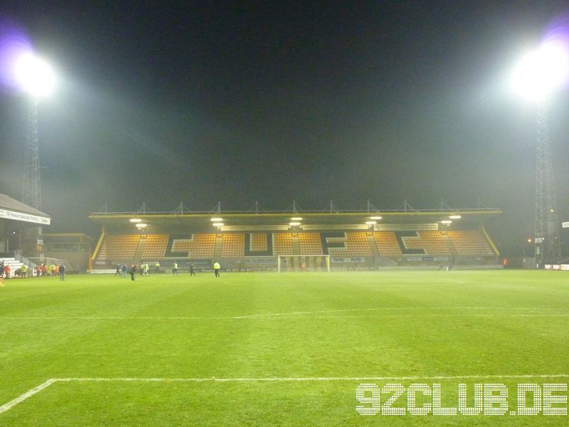 Abbey Stadium - Cambridge United, South Stand