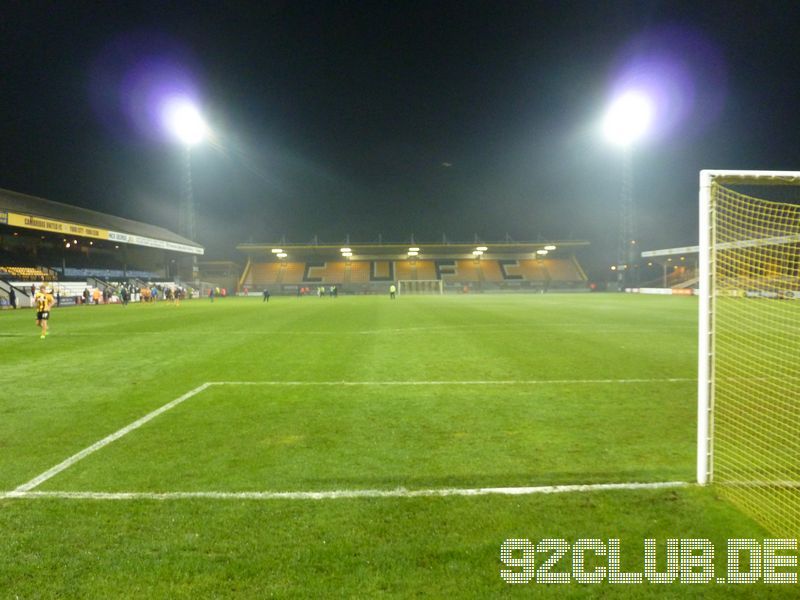 Abbey Stadium - Cambridge United, South Stand