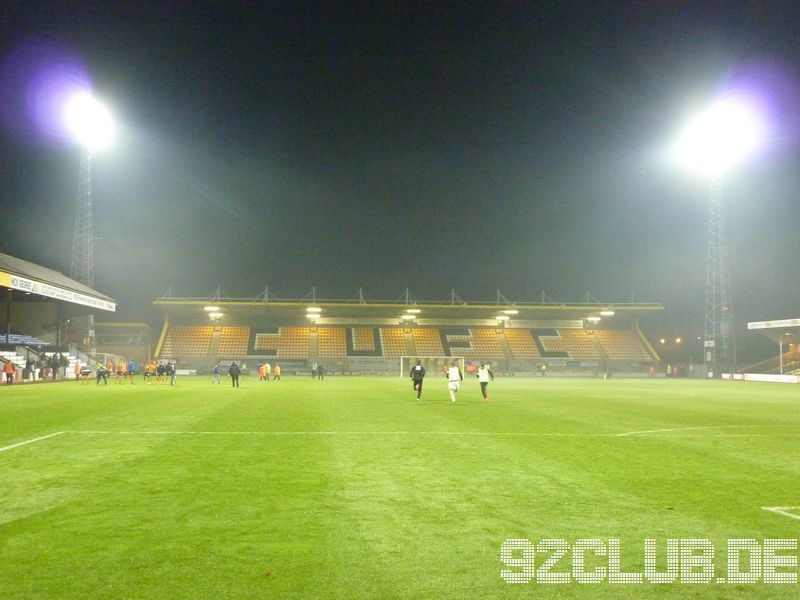 Abbey Stadium - Cambridge United, South Stand