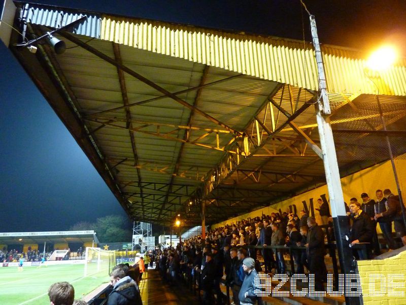 Abbey Stadium - Cambridge United, North Stand Terrace