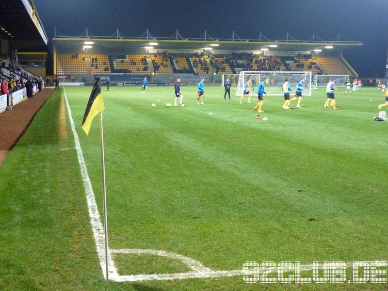 Abbey Stadium - Cambridge United, South Stand