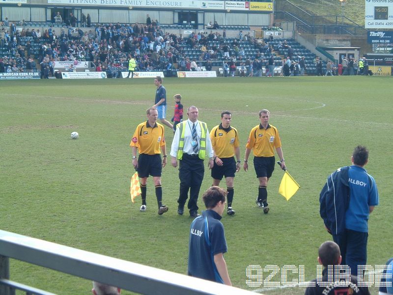 Wycombe Wanderers - Shrewsbury Town, Adams Park, League Two, 07.04.2007 - 