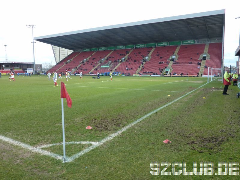 Crewe Alexandra - Shrewsbury Town, Alexandra Stadium, League One, 16.03.2013 - Main Stand