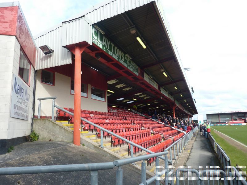 Crewe Alexandra - Shrewsbury Town, Alexandra Stadium, League One, 16.03.2013 - Away Stand