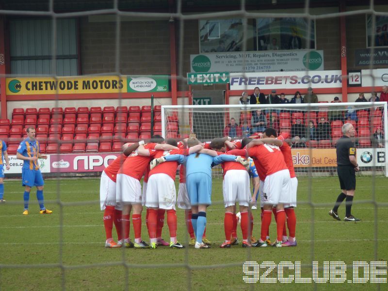 Crewe Alexandra - Shrewsbury Town, Alexandra Stadium, League One, 16.03.2013 - 