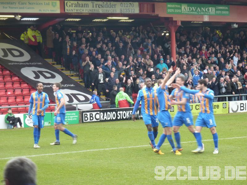 Crewe Alexandra - Shrewsbury Town, Alexandra Stadium, League One, 16.03.2013 - 