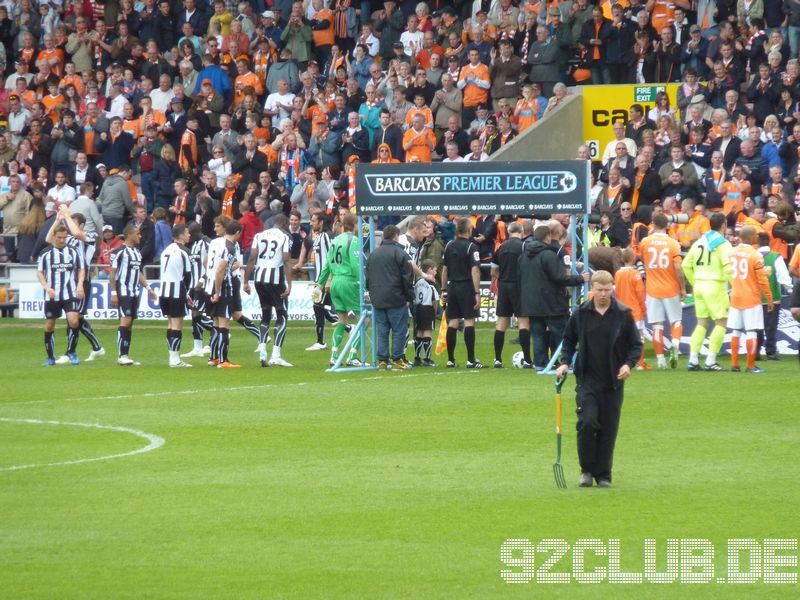 Blackpool FC - Newcastle United, Bloomfield Road, Premier League, 23.04.2011 - 