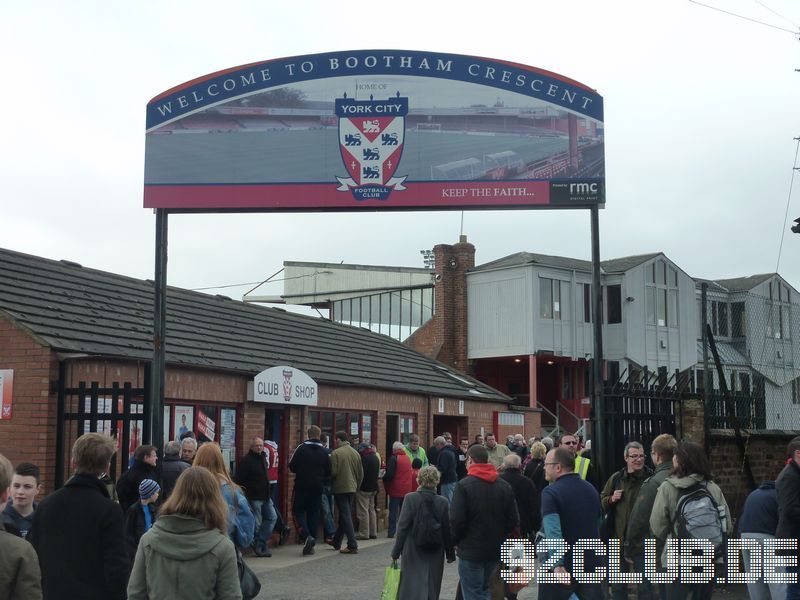 Bootham Crescent - York City, 