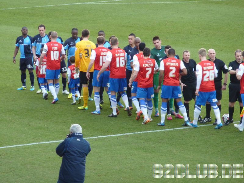 York City - Wycombe Wanderers, Bootham Crescent, League Two, 15.03.2014 - 