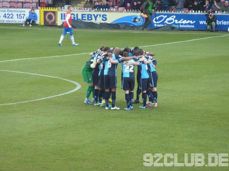 York City - Wycombe Wanderers, Bootham Crescent, League Two, 15.03.2014 - 