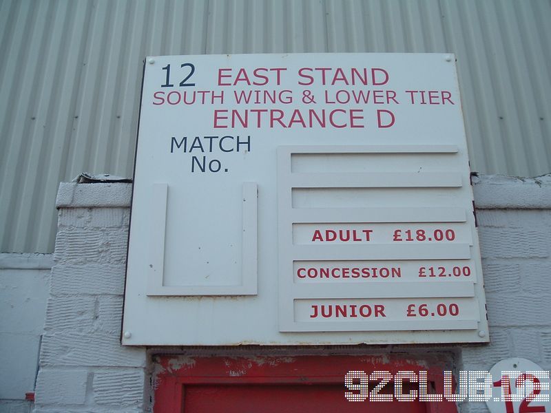 Brisbane Road - Leyton Orient, 