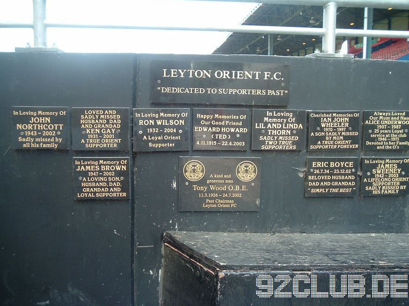 Brisbane Road - Leyton Orient, 