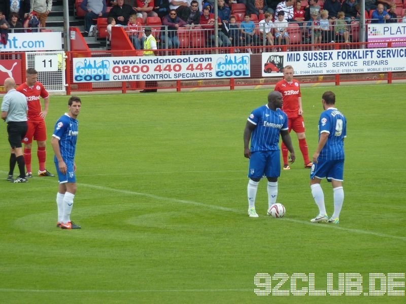 Crawley Town - Gillingham FC, Broadfield Stadium, League One, 07.09.2013 - 