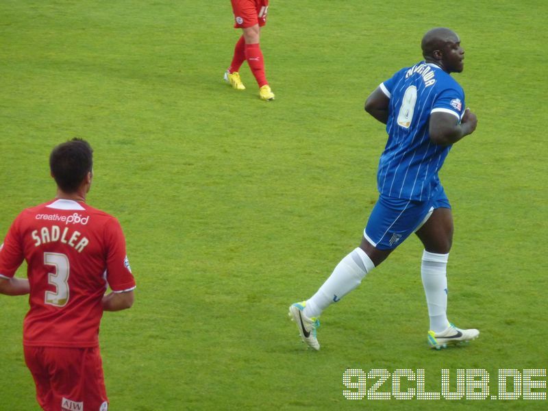 Crawley Town - Gillingham FC, Broadfield Stadium, League One, 07.09.2013 - 