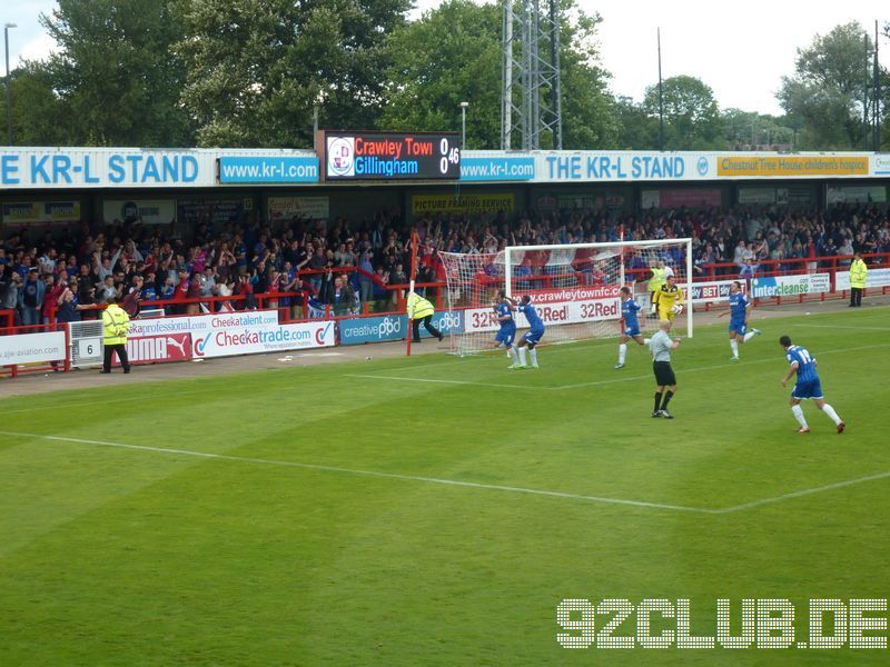 Crawley Town - Gillingham FC, Broadfield Stadium, League One, 07.09.2013 - 