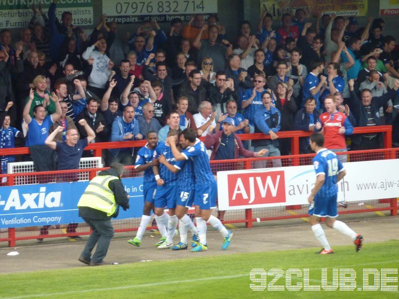 Crawley Town - Gillingham FC, Broadfield Stadium, League One, 07.09.2013 - 