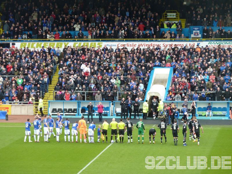 Carlisle United - Scunthorpe United, Brunton Park, League One, 09.04.2012 - 