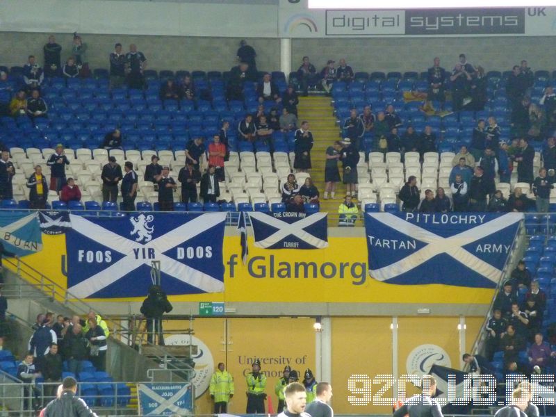 Wales - Scotland, Cardiff City Stadium, WM Qualifier, 12.10.2012 - 