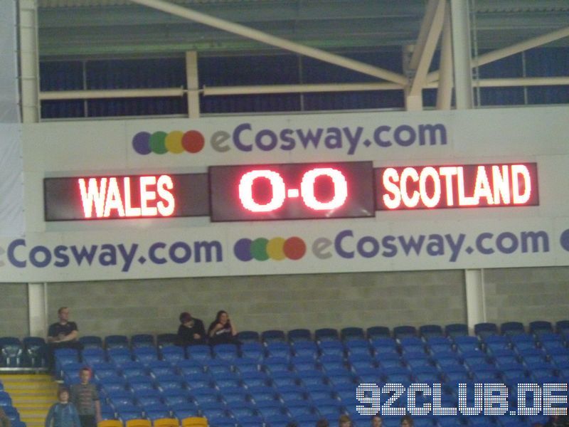 Wales - Scotland, Cardiff City Stadium, WM Qualifier, 12.10.2012 - 