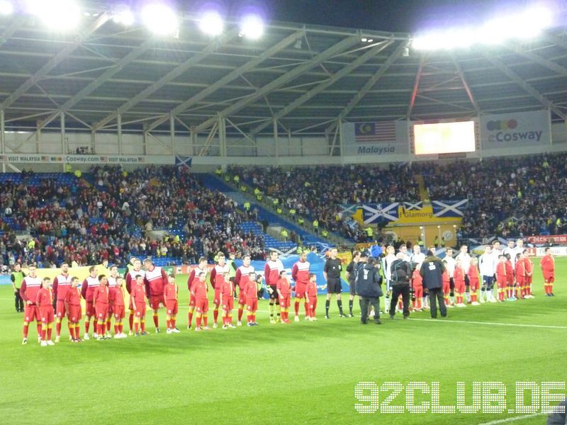 Wales - Scotland, Cardiff City Stadium, WM Qualifier, 12.10.2012 - 