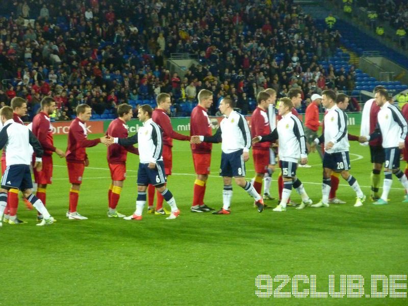 Wales - Scotland, Cardiff City Stadium, WM Qualifier, 12.10.2012 - 