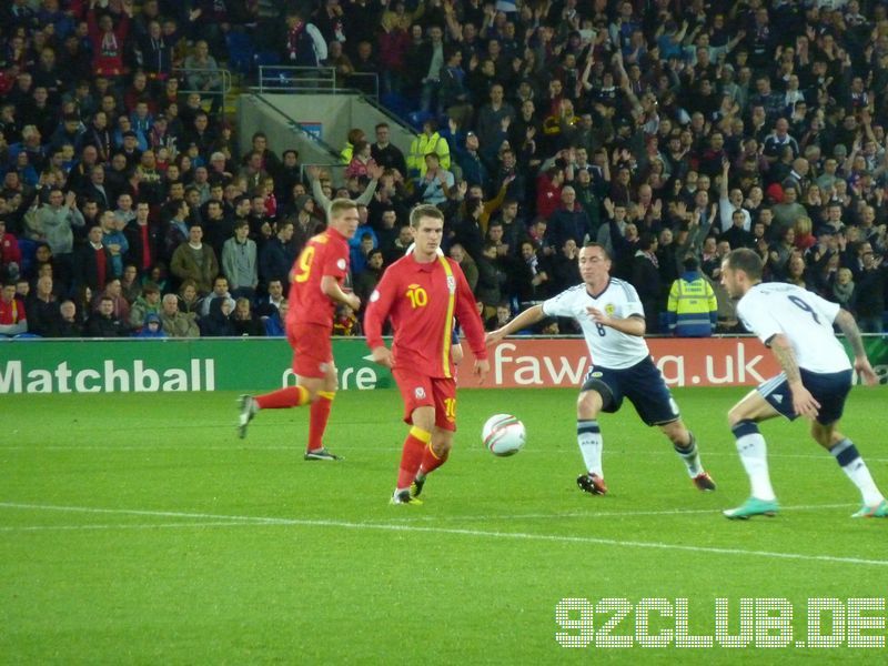 Wales - Scotland, Cardiff City Stadium, WM Qualifier, 12.10.2012 - 