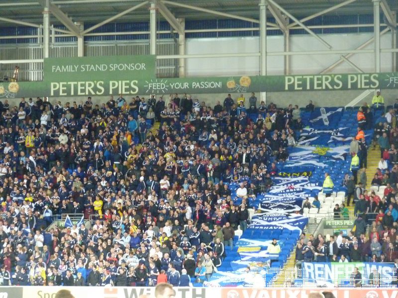 Wales - Scotland, Cardiff City Stadium, WM Qualifier, 12.10.2012 - 