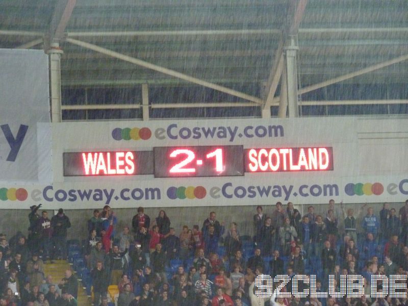 Wales - Scotland, Cardiff City Stadium, WM Qualifier, 12.10.2012 - 