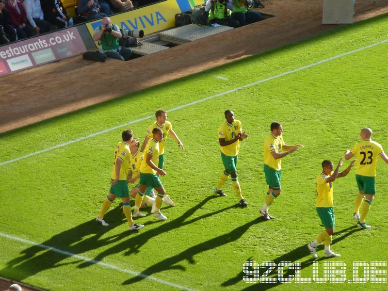 Norwich City - Swansea City, Carrow Road, Premier League, 15.10.2011 - 