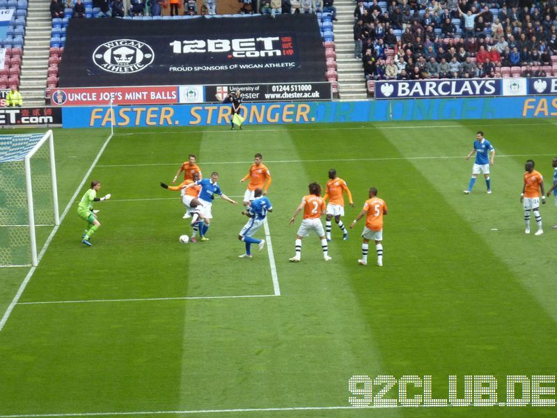 Wigan Athletic - Newcastle United, DW Stadium, Premier League, 28.04.2012 - 