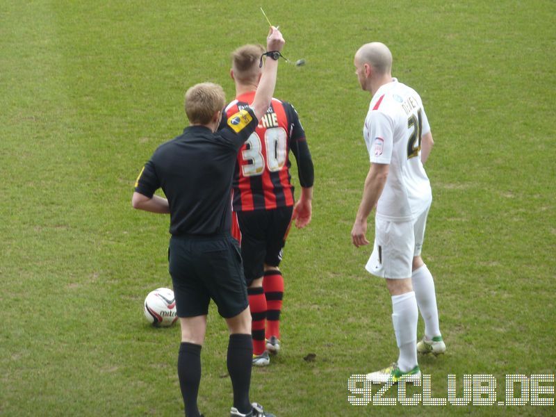 AFC Bournemouth - Scunthorpe United, Goldsands Stadium, League One, 01.04.2013 - 