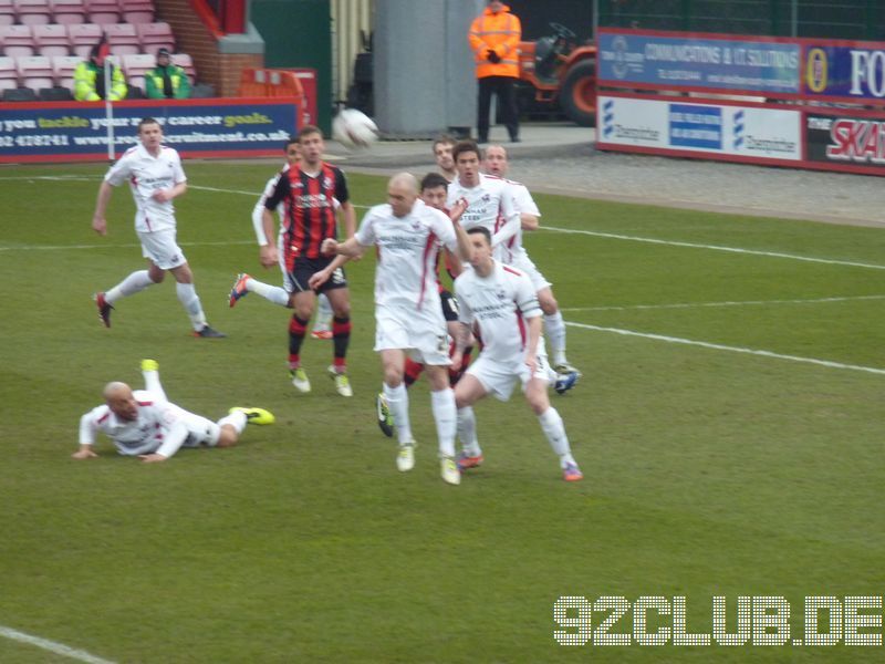 AFC Bournemouth - Scunthorpe United, Goldsands Stadium, League One, 01.04.2013 - 