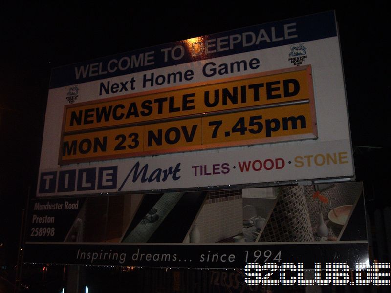 Preston North End - Newcastle Utd, Deepdale, Championship, 23.11.2009 - 