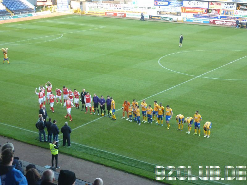 Mansfield Town - Morecambe FC, Field Mill, League Two, 30.11.2013 - 
