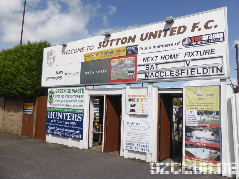 Gander Green Lane - Sutton United, 