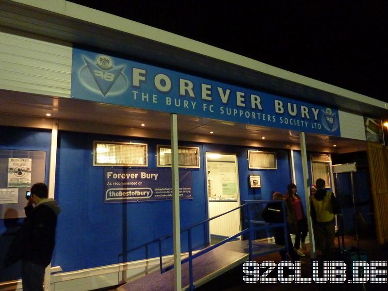 Bury FC - Shrewsbury Town, Gigg Lane, League One, 21.12.2012 - 