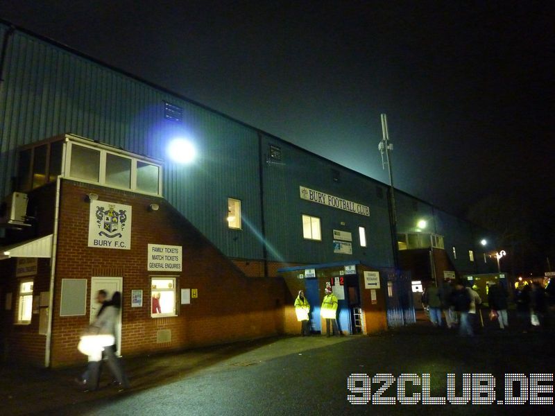 Bury FC - Shrewsbury Town, Gigg Lane, League One, 21.12.2012 - 