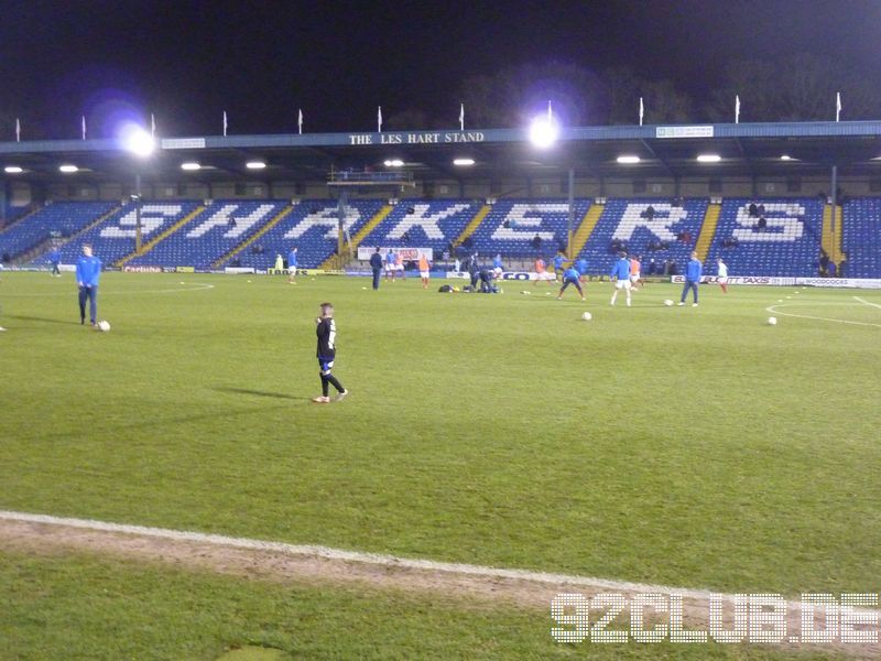 Bury FC - Shrewsbury Town, Gigg Lane, League One, 21.12.2012 - 