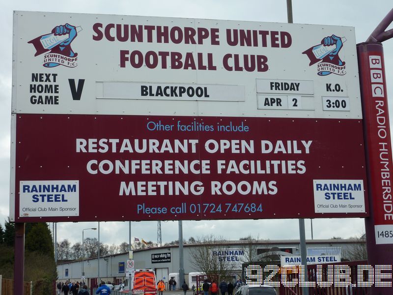 Scunthorpe United - Blackpool FC, Glanford Park, Championship, 02.04.2010 - 