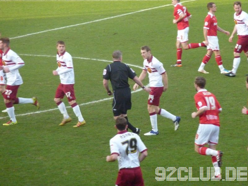 Morecambe FC - Northampton Town, Globe Arena, League Two, 07.01.2012 - 