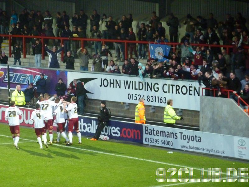 Morecambe FC - Northampton Town, Globe Arena, League Two, 07.01.2012 - 