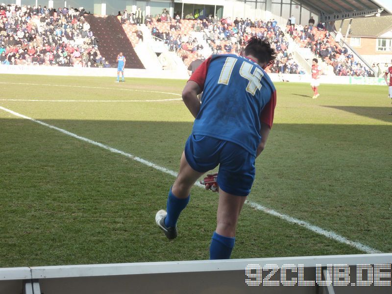 Fleetwood Town - Gillingham FC, Highbury, League Two, 30.03.2013 - 