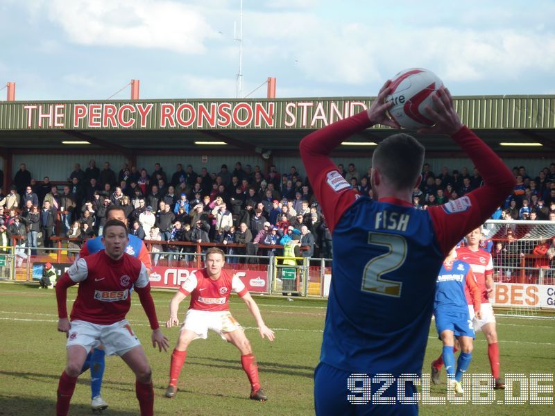 Fleetwood Town - Gillingham FC, Highbury, League Two, 30.03.2013 - 