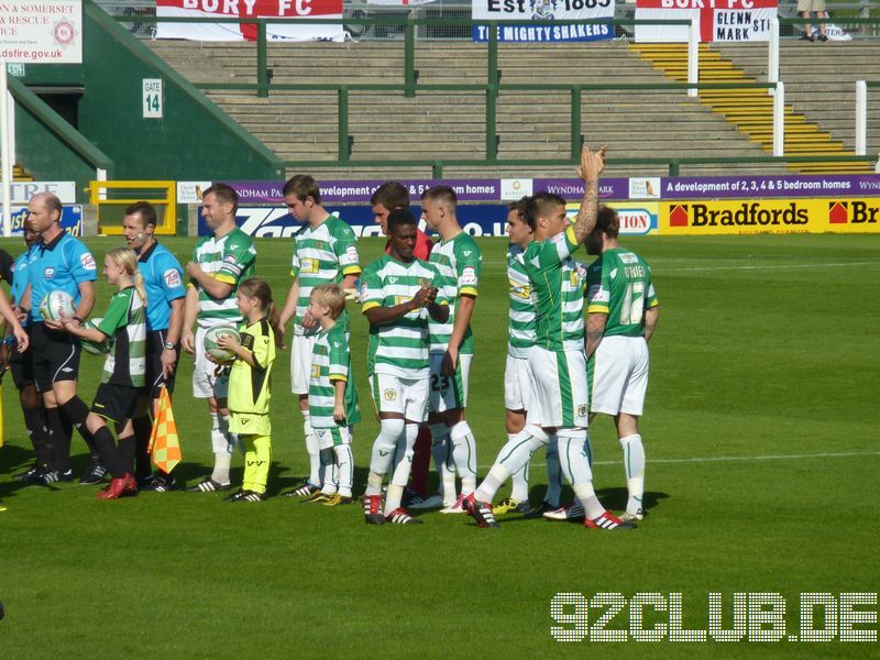 Yeovil Town - Bury FC, Huish Park, League One, 01.10.2011 - 