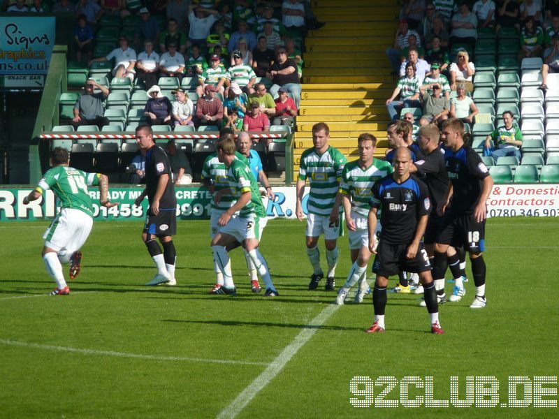 Yeovil Town - Bury FC, Huish Park, League One, 01.10.2011 - 