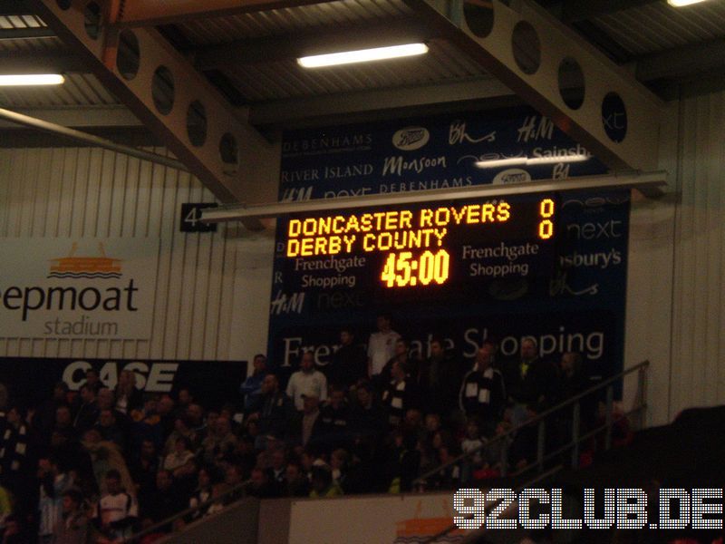 Doncaster Rovers - Derby County, Keepmoat Stadium, Championship, 27.02.2009 - 