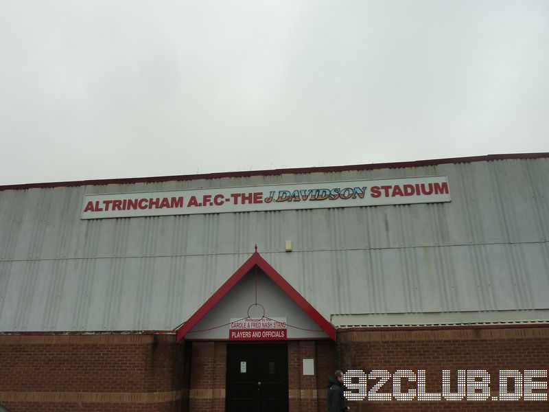 Moss Lane - Altrincham FC, 