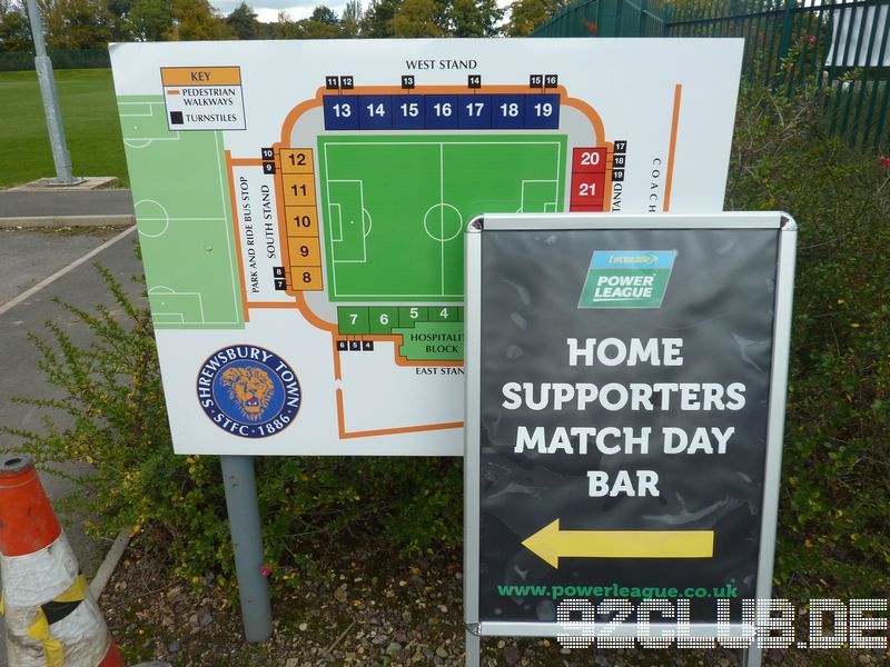 Shrewsbury Town - Walsall FC, Greenhous Meadow, League One, 14.10.2012 - 