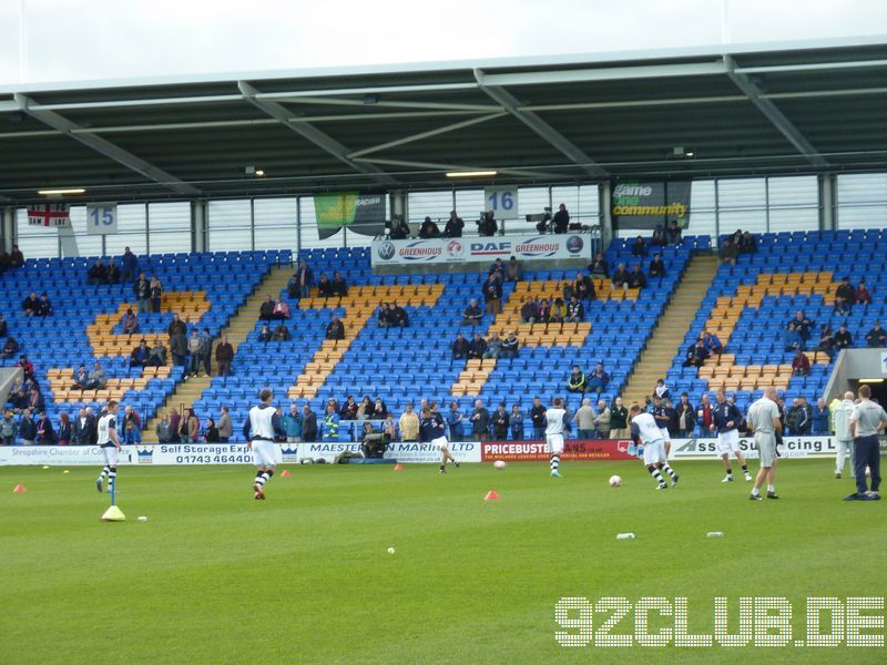 Shrewsbury Town - Walsall FC, Greenhous Meadow, League One, 14.10.2012 - 